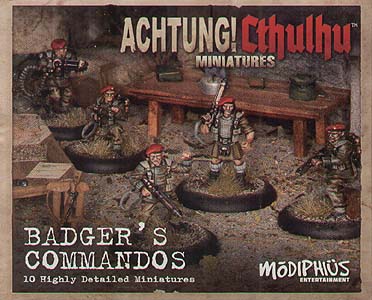 Spirit Games (Est. 1984) - Supplying role playing games (RPG), wargames rules, miniatures and scenery, new and traditional board and card games for the last 20 years sells Achtung! Cthulhu Skirmish: Badger