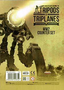 Spirit Games (Est. 1984) - Supplying role playing games (RPG), wargames rules, miniatures and scenery, new and traditional board and card games for the last 20 years sells Wings of Glory Tripods and Triplanes: WW2 Counter Set