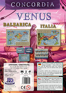 Spirit Games (Est. 1984) - Supplying role playing games (RPG), wargames rules, miniatures and scenery, new and traditional board and card games for the last 20 years sells Concordia: Venus Balearica/Italia