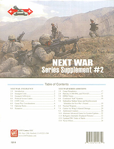 Spirit Games (Est. 1984) - Supplying role playing games (RPG), wargames rules, miniatures and scenery, new and traditional board and card games for the last 20 years sells Next War: Series Supplement #2