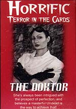 Spirit Games (Est. 1984) - Supplying role playing games (RPG), wargames rules, miniatures and scenery, new and traditional board and card games for the last 20 years sells Horrific Terror in the Cards: The Doktor by 
