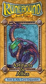 Spirit Games (Est. 1984) - Supplying role playing games (RPG), wargames rules, miniatures and scenery, new and traditional board and card games for the last 20 years sells Runebound 2nd Edition Expansion: Artifacts and Allies by 