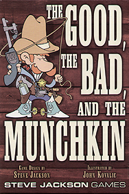 Spirit Games (Est. 1984) - Supplying role playing games (RPG), wargames rules, miniatures and scenery, new and traditional board and card games for the last 20 years sells The Good, The Bad, and the Munchkin by 