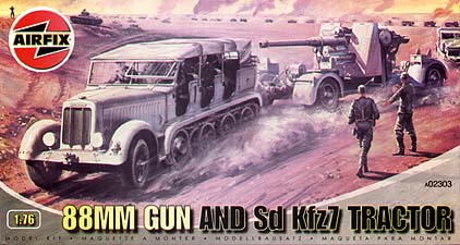 Spirit Games (Est. 1984) - Supplying role playing games (RPG), wargames rules, miniatures and scenery, new and traditional board and card games for the last 20 years sells Kit: 88mm Gun and Sd Kfz7 Tractor by 