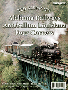 Spirit Games (Est. 1984) - Supplying role playing games (RPG), wargames rules, miniatures and scenery, new and traditional board and card games for the last 20 years sells Age of Steam Expansion: Alabama Railways, Antebellum Louisiana, Four Corners by 