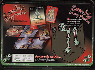 Spirit Games (Est. 1984) - Supplying role playing games (RPG), wargames rules, miniatures and scenery, new and traditional board and card games for the last 20 years sells Zombie in my Pocket by 