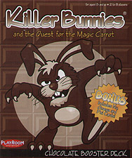 Spirit Games (Est. 1984) - Supplying role playing games (RPG), wargames rules, miniatures and scenery, new and traditional board and card games for the last 20 years sells Killer Bunnies and the Quest for the Magic Carrot: Chocolate Booster Pack by 