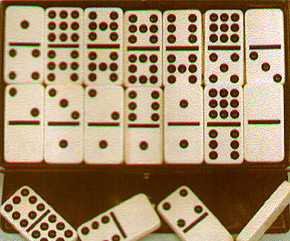Spirit Games (Est. 1984) - Supplying role playing games (RPG), wargames rules, miniatures and scenery, new and traditional board and card games for the last 20 years sells Dominoes: Double 9 by 