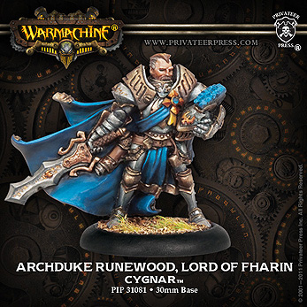 Spirit Games (Est. 1984) - Supplying role playing games (RPG), wargames rules, miniatures and scenery, new and traditional board and card games for the last 20 years sells [PIP31081] Cygnar Archduke Runewood, Lord of Fharin by 