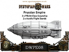 Spirit Games (Est. 1984) - Supplying role playing games (RPG), wargames rules, miniatures and scenery, new and traditional board and card games for the last 20 years sells [DWPE08] Prussian Empire Pflicht Class Airship (2) by 