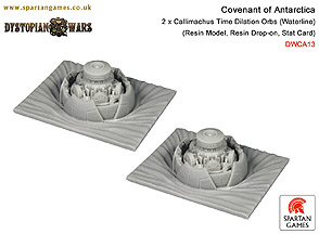 Spirit Games (Est. 1984) - Supplying role playing games (RPG), wargames rules, miniatures and scenery, new and traditional board and card games for the last 20 years sells [DWCA13] Covenant of Antarctica Callimachus Class Waterlined Time Dilation Orb (2) by 
