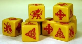 Spirit Games (Est. 1984) - Supplying role playing games (RPG), wargames rules, miniatures and scenery, new and traditional board and card games for the last 20 years sells Welsh Dice by 