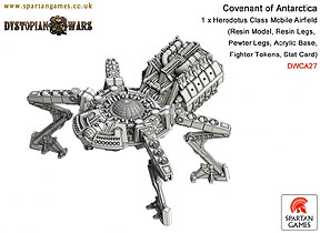 Spirit Games (Est. 1984) - Supplying role playing games (RPG), wargames rules, miniatures and scenery, new and traditional board and card games for the last 20 years sells [DWCA27] Covenant of Antarctica Herodotus Class Mobile Airfield by 