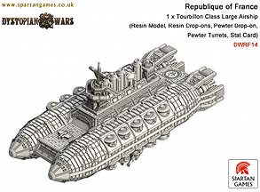 Spirit Games (Est. 1984) - Supplying role playing games (RPG), wargames rules, miniatures and scenery, new and traditional board and card games for the last 20 years sells [DWRF14] Republic of France Tourbillon Class Large Airship by 