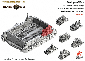 Spirit Games (Est. 1984) - Supplying role playing games (RPG), wargames rules, miniatures and scenery, new and traditional board and card games for the last 20 years sells [DWEX03] Large Landing Barge by 