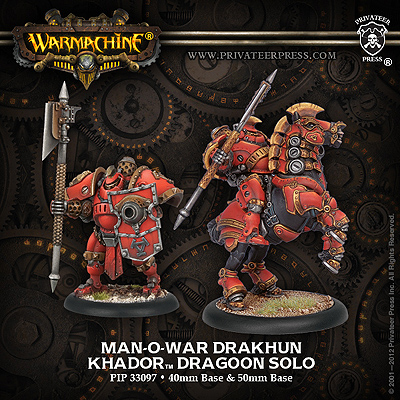 Spirit Games (Est. 1984) - Supplying role playing games (RPG), wargames rules, miniatures and scenery, new and traditional board and card games for the last 20 years sells [PIP33097] Khador Man-O-War Drakhun (2) (Plastic) by 