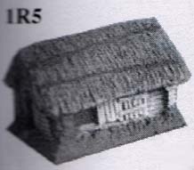 Spirit Games (Est. 1984) - Supplying role playing games (RPG), wargames rules, miniatures and scenery, new and traditional board and card games for the last 20 years sells [1R5] Peasants log cabin with thatched roof by 
