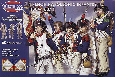Spirit Games (Est. 1984) - Supplying role playing games (RPG), wargames rules, miniatures and scenery, new and traditional board and card games for the last 20 years sells [VX0008] French Napoleonic Infantry 1804-1807 by 