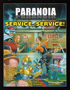 Spirit Games (Est. 1984) - Supplying role playing games (RPG), wargames rules, miniatures and scenery, new and traditional board and card games for the last 20 years sells Service, Service! by 