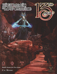 Spirit Games (Est. 1984) - Supplying role playing games (RPG), wargames rules, miniatures and scenery, new and traditional board and card games for the last 20 years sells High Magic and Low Cunning: Battle Scenes for Five Icons