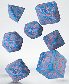 Spirit Games (Est. 1984) - Supplying role playing games (RPG), wargames rules, miniatures and scenery, new and traditional board and card games for the last 20 years sells Runic Dice Set: Glacier and Pink