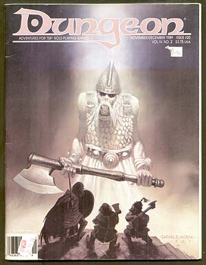 Spirit Games (Est. 1984) - Supplying role playing games (RPG), wargames rules, miniatures and scenery, new and traditional board and card games for the last 20 years sells Dungeon Nov/Dec 1989
