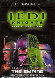 Spirit Games (Est. 1984) - Supplying role playing games (RPG), wargames rules, miniatures and scenery, new and traditional board and card games for the last 20 years sells Jedi Knights: The Empire Starter Deck