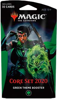 Spirit Games (Est. 1984) - Supplying role playing games (RPG), wargames rules, miniatures and scenery, new and traditional board and card games for the last 20 years sells Core Set 2020 Theme Booster (Green)