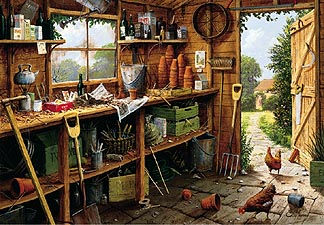 Spirit Games (Est. 1984) - Supplying role playing games (RPG), wargames rules, miniatures and scenery, new and traditional board and card games for the last 20 years sells Jigsaw: The Garden Shed 500pc