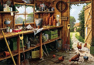 Spirit Games (Est. 1984) - Supplying role playing games (RPG), wargames rules, miniatures and scenery, new and traditional board and card games for the last 20 years sells Jigsaw: The Garden Shed 500pc