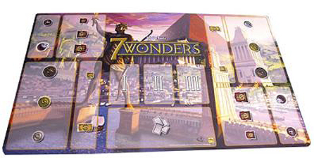 Spirit Games (Est. 1984) - Supplying role playing games (RPG), wargames rules, miniatures and scenery, new and traditional board and card games for the last 20 years sells 7 Wonders: Playmat