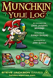 Spirit Games (Est. 1984) - Supplying role playing games (RPG), wargames rules, miniatures and scenery, new and traditional board and card games for the last 20 years sells Munchkin Yule Log