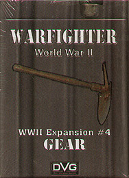 Spirit Games (Est. 1984) - Supplying role playing games (RPG), wargames rules, miniatures and scenery, new and traditional board and card games for the last 20 years sells Warfighter: WWII Expansion #4 Gear