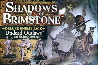 Spirit Games (Est. 1984) - Supplying role playing games (RPG), wargames rules, miniatures and scenery, new and traditional board and card games for the last 20 years sells Shadows of Brimstone: Undead Outlaws and Undead Gunslinger Deluxe Enemy Pack