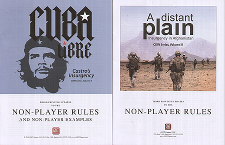 Spirit Games (Est. 1984) - Supplying role playing games (RPG), wargames rules, miniatures and scenery, new and traditional board and card games for the last 20 years sells Cuba Libre and A Distant Plane Update Kits (COIN Series) Third Printing