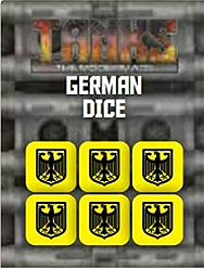 Spirit Games (Est. 1984) - Supplying role playing games (RPG), wargames rules, miniatures and scenery, new and traditional board and card games for the last 20 years sells Tanks: The Modern Age - German Dice Set