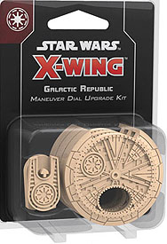 Spirit Games (Est. 1984) - Supplying role playing games (RPG), wargames rules, miniatures and scenery, new and traditional board and card games for the last 20 years sells Star Wars: X-Wing 2nd Edition Galactic Republic Manoeuvre Dial Upgrade Kit