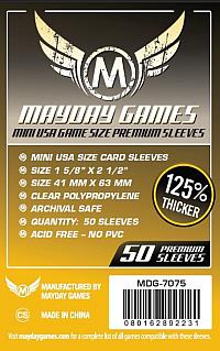 Spirit Games (Est. 1984) - Supplying role playing games (RPG), wargames rules, miniatures and scenery, new and traditional board and card games for the last 20 years sells Mini USA Game Sleeves Premium (50 per pack) MDG-7075