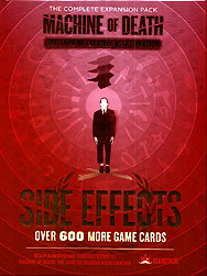Spirit Games (Est. 1984) - Supplying role playing games (RPG), wargames rules, miniatures and scenery, new and traditional board and card games for the last 20 years sells Machine of Death: Side Effects Expansion