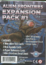 Spirit Games (Est. 1984) - Supplying role playing games (RPG), wargames rules, miniatures and scenery, new and traditional board and card games for the last 20 years sells Alien Frontiers: Expansion Pack #1