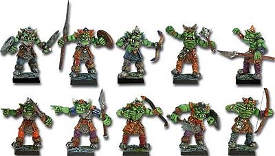 Spirit Games (Est. 1984) - Supplying role playing games (RPG), wargames rules, miniatures and scenery, new and traditional board and card games for the last 20 years sells [ARK04] Orcs (10)