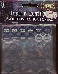 Spirit Games (Est. 1984) - Supplying role playing games (RPG), wargames rules, miniatures and scenery, new and traditional board and card games for the last 20 years sells [PIP91014] Legion of Everblight Evolution Faction Tokens