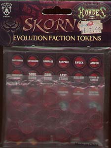 Spirit Games (Est. 1984) - Supplying role playing games (RPG), wargames rules, miniatures and scenery, new and traditional board and card games for the last 20 years sells [PIP91015] Skorne Evolution Faction Tokens