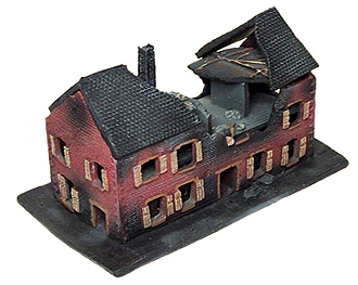 Spirit Games (Est. 1984) - Supplying role playing games (RPG), wargames rules, miniatures and scenery, new and traditional board and card games for the last 20 years sells [EM6502] Ruined Village House with removeable parts