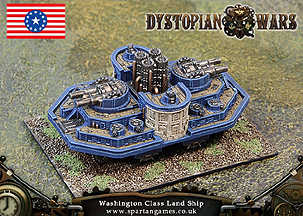 Spirit Games (Est. 1984) - Supplying role playing games (RPG), wargames rules, miniatures and scenery, new and traditional board and card games for the last 20 years sells [DWFS22] Federated States of America Washington Class Land Ship (1)