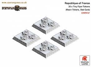 Spirit Games (Est. 1984) - Supplying role playing games (RPG), wargames rules, miniatures and scenery, new and traditional board and card games for the last 20 years sells [DWRF07] Republic of France Tiny Flyer Tokens (30)