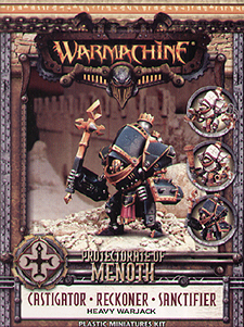 Spirit Games (Est. 1984) - Supplying role playing games (RPG), wargames rules, miniatures and scenery, new and traditional board and card games for the last 20 years sells [PIP32070] Protectorate of Menoth Castigator - Reckonor - Sanctifier, Heavy Warjack (Plastic)