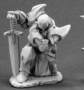 Spirit Games (Est. 1984) - Supplying role playing games (RPG), wargames rules, miniatures and scenery, new and traditional board and card games for the last 20 years sells [03600] Praying Paladin