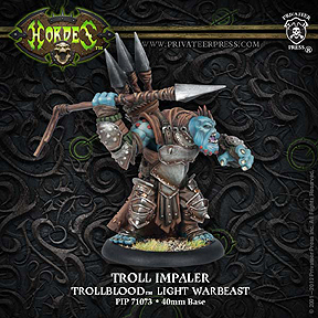 Spirit Games (Est. 1984) - Supplying role playing games (RPG), wargames rules, miniatures and scenery, new and traditional board and card games for the last 20 years sells [PIP71073]  Trollbloods Light Warbeast Impaler  (Plastic)