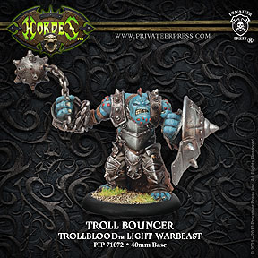 Spirit Games (Est. 1984) - Supplying role playing games (RPG), wargames rules, miniatures and scenery, new and traditional board and card games for the last 20 years sells [PIP71072] Trollbloods Troll Bouncer Light Warbeast (Plastic)